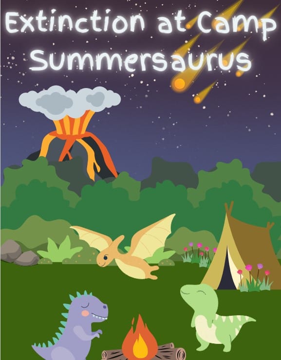 Cover artwork for Extinction at Camp Summersaurus