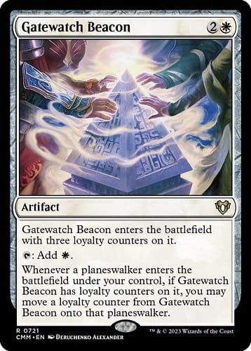Gatewatch Beacon, one of the new Commander Masters cards