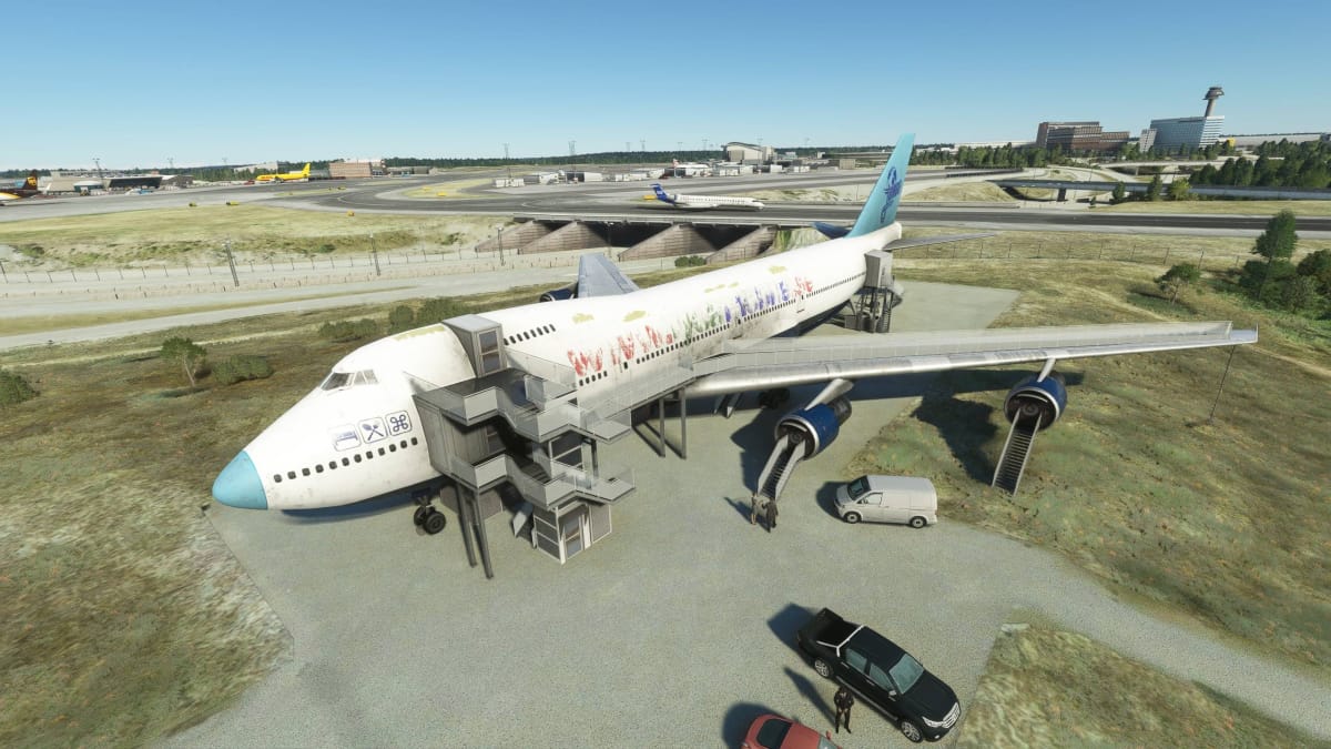 Microsoft Flight Simulator Stockholm Arlanda - the Jumbo Stay Hostel